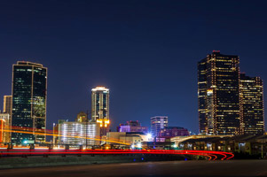 Downtown Fort Worth at Night Photo by Roy Rivera