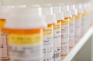 Close up picture of prescription drugs.